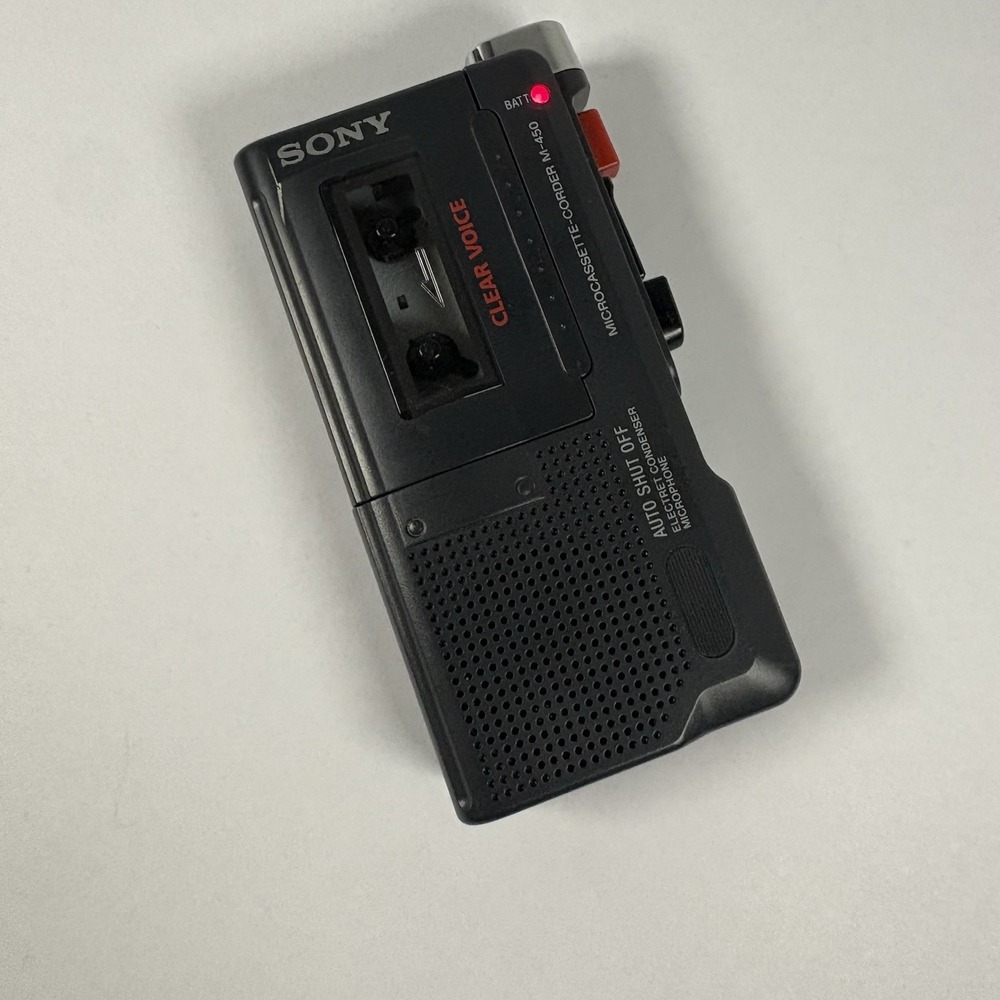Sony Microcassette-Corder M-450 with Voice Recorder